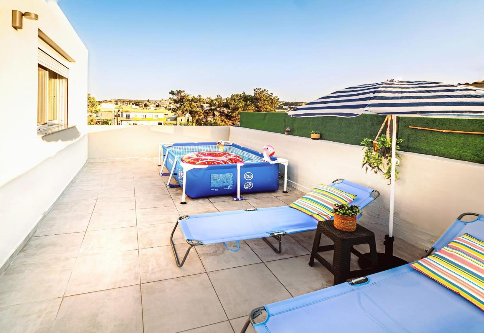 Holiday House Heraklion & Roof Garden מראה חיצוני תמונה